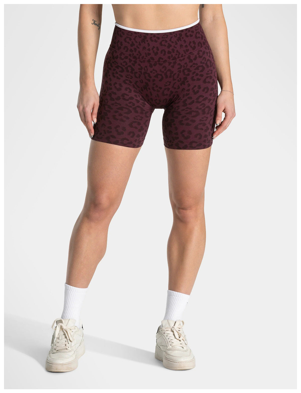 Leopard Biker Shorts