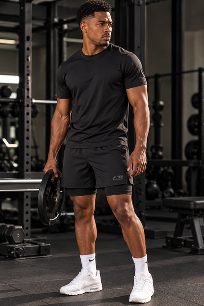 Men's Double Layered Shorts