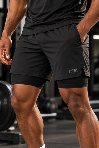 Men's Double Layered Shorts